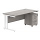 Core Desk With Underdesk Pedestal